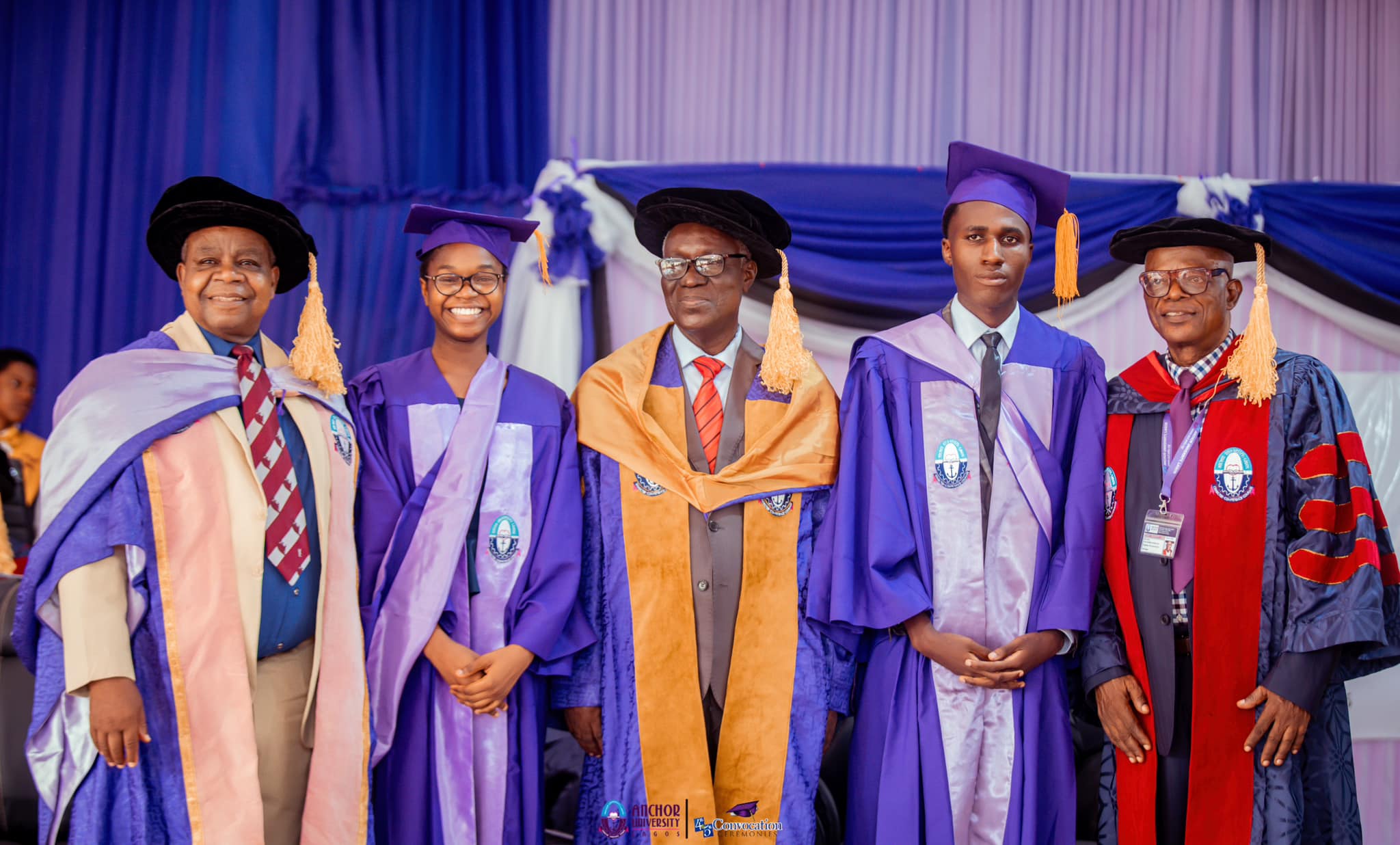 Anchor University convocation officials
