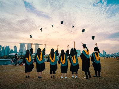 Anchor University graduates celebrating